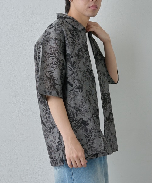 COLONY 2139（コロニートゥーワンスリーナイン）の「アーティフラワー半袖シャツ（シャツ/ブラウス・メンズ・ホワイト/ブラック・MEDIUM/LARGE）」の10枚目の写真