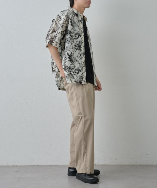 COLONY 2139（コロニートゥーワンスリーナイン）の「アーティフラワー半袖シャツ（シャツ/ブラウス・メンズ・ホワイト/ブラック・MEDIUM/LARGE）」の14枚目の写真