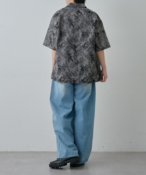 COLONY 2139（コロニートゥーワンスリーナイン）の「アーティフラワー半袖シャツ（シャツ/ブラウス・メンズ・ホワイト/ブラック・MEDIUM/LARGE）」の17枚目の写真