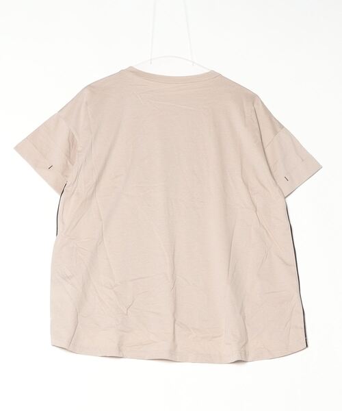 Anna Nicola(アンナニコラ)の「Anna Nicola モチーフ刺繍半袖Tシャツ(Tシャツ/カットソー・レディース・グレイッシュベージュ/ブラック/オフホワイト・38)」の16枚目の写真