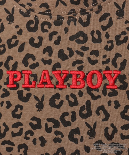 PLAYBOY（プレイボーイ）の「PLAYBOY x atmos pink Leopard T-shirt / プレイボーイ アトモス ピンク レオパード T シャツ 【SP】（Tシャツ/カットソー・レディース・レオパード・FREE）」の4枚目の写真