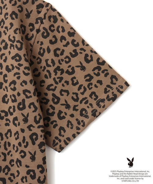 PLAYBOY（プレイボーイ）の「PLAYBOY x atmos pink Leopard T-shirt / プレイボーイ アトモス ピンク レオパード T シャツ 【SP】（Tシャツ/カットソー・レディース・レオパード・FREE）」の5枚目の写真