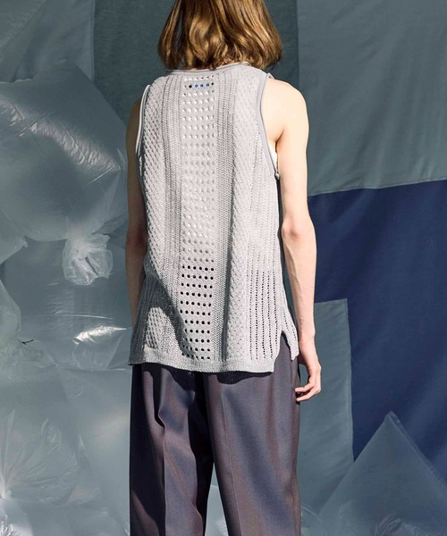 セール】《UNISEX》Knit Tank Top/ニットタンクトップ【MAISON