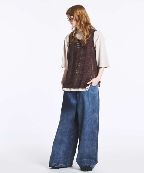 トップス MAISON SPECIAL セール】《UNISEX》Knit Tank Top/ニットタンクトップ【MAISON