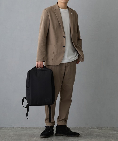 GUSCIO UOMO(グッシオ ウォーモ)の「【グッシオ】ビジネスリュック 軽量(ビジネスバッグ・レディース・ダークグレー/ネイビー/ブラック/グレー・FREE)」の5枚目の写真