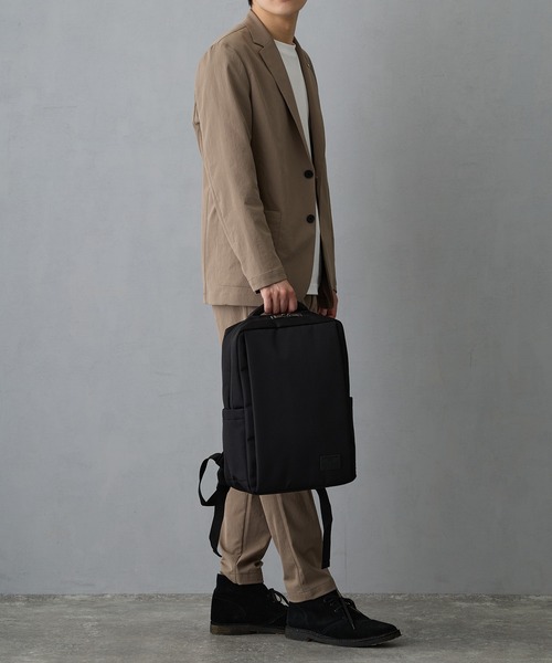 GUSCIO UOMO(グッシオ ウォーモ)の「【グッシオ】ビジネスリュック 軽量(ビジネスバッグ・レディース・ダークグレー/ネイビー/ブラック/グレー・FREE)」の6枚目の写真