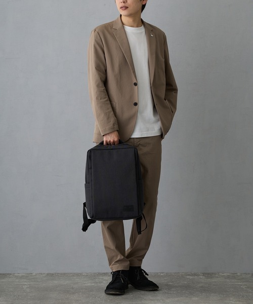 GUSCIO UOMO(グッシオ ウォーモ)の「【グッシオ】ビジネスリュック 軽量(ビジネスバッグ・レディース・ダークグレー/ネイビー/ブラック/グレー・FREE)」の12枚目の写真