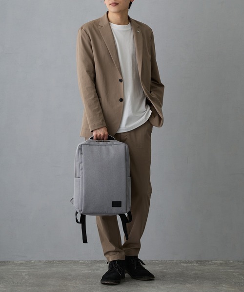 GUSCIO UOMO(グッシオ ウォーモ)の「【グッシオ】ビジネスリュック 軽量(ビジネスバッグ・レディース・ダークグレー/ネイビー/ブラック/グレー・FREE)」の16枚目の写真