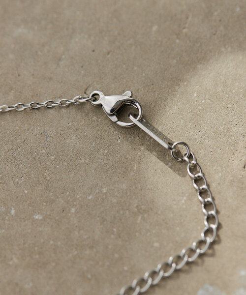 ear PAPILLONNER(イアパピヨネ)の「《金属アレルギー対応/ステンレス》ジルコニアネックレス(ネックレス・レディース・シルバー/ゴールド・FREE)」の5枚目の写真