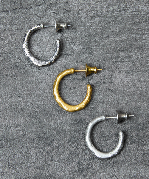 GILD(ギルド)の「GILD ギルド / Large atypical hoop pierced earring シルバー925エイティピカルフープピアス 片耳用 / G251-PC02(ピアス(片耳用)・メンズ・シルバー/プラチナム/ゴールド・FREE)」の13枚目の写真