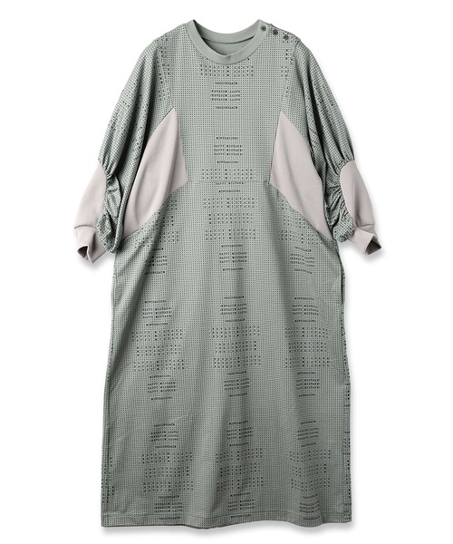 mintdesigns（ミントデザインズ）の「DOT TYPE DRESS（ワンピース・レディース・ブラック/ブルーグレー・ONESIZE）」の2枚目の写真