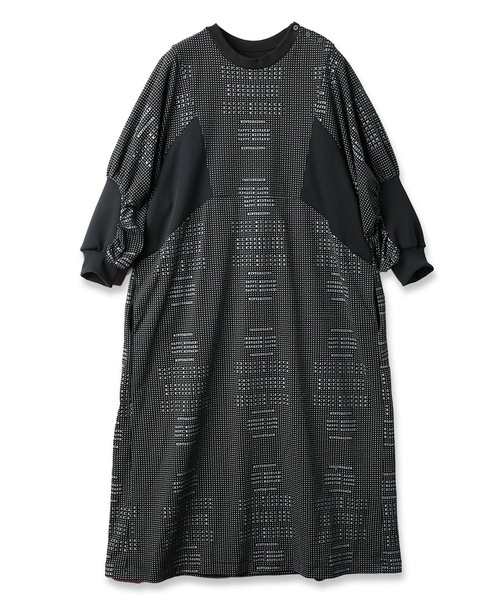 mintdesigns（ミントデザインズ）の「DOT TYPE DRESS（ワンピース・レディース・ブラック/ブルーグレー・ONESIZE）」の7枚目の写真