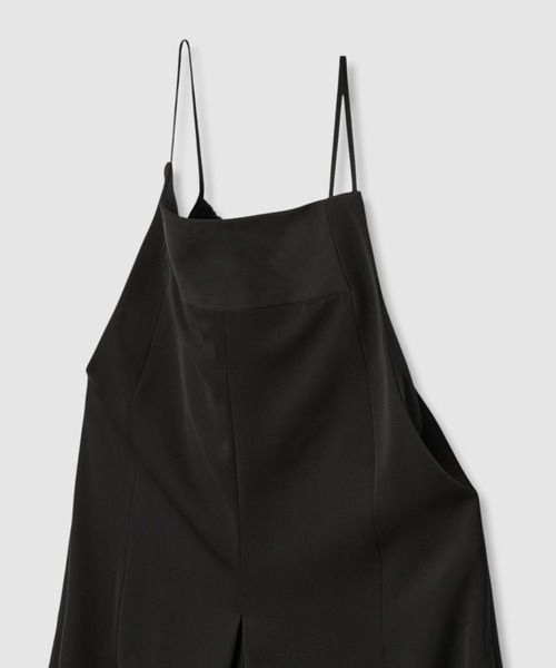 allureville(アルアバイル)の「ドビークロスフレアオールインワン(つなぎ/オールインワン・レディース・ブラック・1/2)」の12枚目の写真