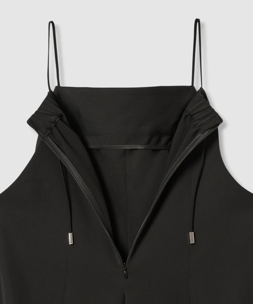 allureville(アルアバイル)の「ドビークロスフレアオールインワン(つなぎ/オールインワン・レディース・ブラック・1/2)」の14枚目の写真