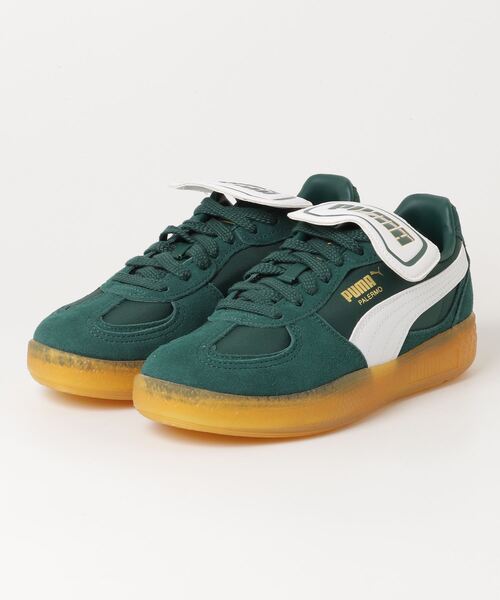 PUMA(プーマ)の「PALERMO MODA TONGUE WNS(スニーカー・レディース・グリーン・24.0cm/23.5cm)」の1枚目の写真