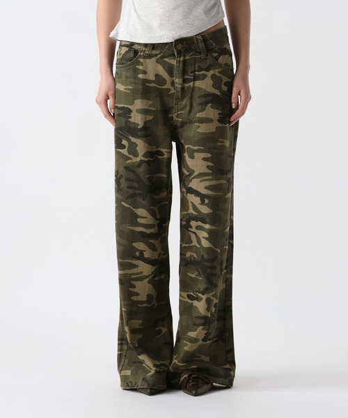 FOREVER 21（フォーエバー トゥエンティーワン）の「【2025SS】カモフラ柄ワイドパンツ（その他パンツ・レディース・カモフラージュ・SMALL/MEDIUM）」の4枚目の写真