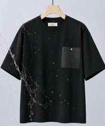 【THE TOKYO/ザトウキョウ】【新型】もう汗(焦)らない汗染み,汚れ抑制/ソロテックスネオレザーポケットTシャツ