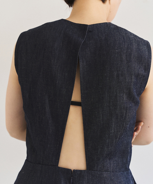 plage（プラージュ）の「R’IAM デニムオールインワン（つなぎ/オールインワン・レディース・ネイビー・36/38）」の4枚目の写真