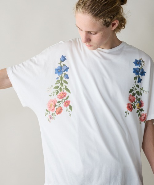 rehacer(レアセル)の「rehacer : Looping Dolman Drape CS / ルーピング ドルマン ドレープ カットソー(Tシャツ/カットソー・メンズ・スミクロ/ホワイト・MEDIUM/SMALL/X-LARGE/LARGE)」の3枚目の写真