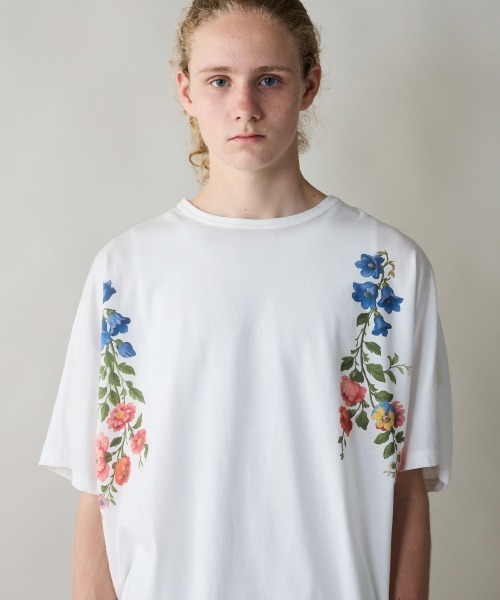 rehacer(レアセル)の「rehacer : Looping Dolman Drape CS / ルーピング ドルマン ドレープ カットソー(Tシャツ/カットソー・メンズ・スミクロ/ホワイト・MEDIUM/SMALL/X-LARGE/LARGE)」の4枚目の写真
