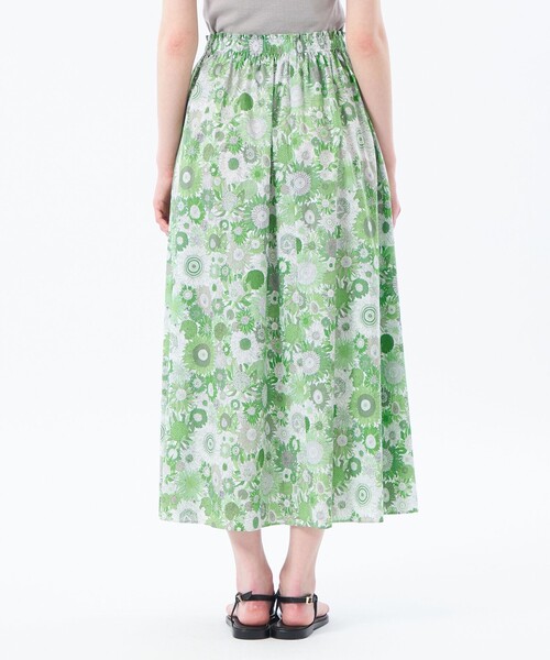 MACKINTOSH PHILOSOPHY（ﾏｯｷﾝﾄｯｼｭ ﾌｨﾛｿﾌｨｰ）の「リバティギャザースカート（スカート・レディース・グリーン/ライトブルー・36/38/34）」の9枚目の写真