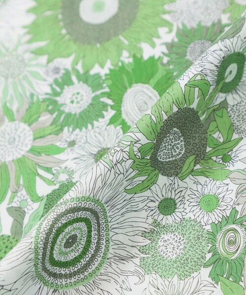 MACKINTOSH PHILOSOPHY（ﾏｯｷﾝﾄｯｼｭ ﾌｨﾛｿﾌｨｰ）の「リバティギャザースカート（スカート・レディース・グリーン/ライトブルー・36/38/34）」の12枚目の写真