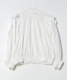 yori(ヨリ) チュニック サイズ36 S レディース - 黒×白 長袖 GOLDJAPAN 大きいサイズ レディース チュニック カットソー