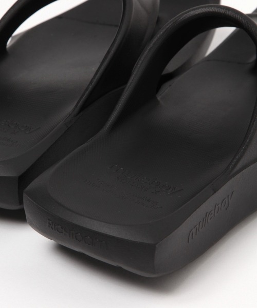 muleboy(ミュールボーイ)の「【muleboy(ミュールボーイ)】SQUARE X(サンダル・メンズ・ブラック/オフホワイト・26/27)」の9枚目の写真