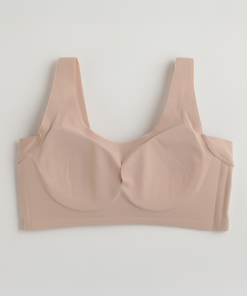 BAMBI WATER（バンビウォーター）の「【昼夜兼用】ノンワイヤーなのにホールド力抜群 外出時もおうちでも 1日中使える ナイトブラ シームレス セットアップ可能（ナイトブラ・レディース・ネイビー/ベージュ/スモークピンク/グレイッシュベージュ/ブルーグレー/ピンクベージュ/ブラック・XXL/XL/L/M/S）」の17枚目の写真