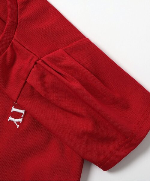 apres les cours（アプレレクール）の「【接触冷感/ジュニア対応】裾スカラップアソートTシャツ（Tシャツ/カットソー・キッズ・その他2/アイボリー/ネイビー/レッド・110/100/90/140/130/80/120）」の14枚目の写真