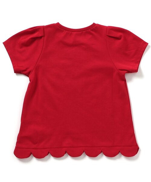 apres les cours（アプレレクール）の「【接触冷感/ジュニア対応】裾スカラップアソートTシャツ（Tシャツ/カットソー・キッズ・その他2/アイボリー/ネイビー/レッド・110/100/90/140/130/80/120）」の21枚目の写真