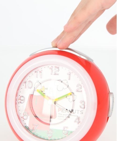 その他セレクト（ソノタセレクト）の「キャラクター LEDライト付き アラームクロック（置時計・キッズ・レッド/ブラック・FREE）」の6枚目の写真