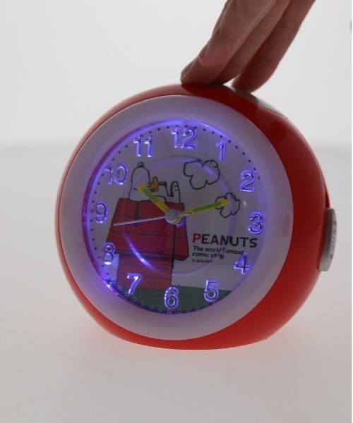 その他セレクト（ソノタセレクト）の「キャラクター LEDライト付き アラームクロック（置時計・キッズ・レッド/ブラック・FREE）」の7枚目の写真