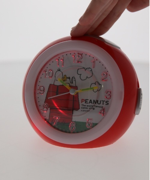 その他セレクト（ソノタセレクト）の「キャラクター LEDライト付き アラームクロック（置時計・キッズ・レッド/ブラック・FREE）」の9枚目の写真