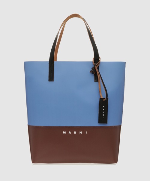 MARNI（マルニ）の「TRIBECA TOTE / カラーコンビネーショントート（トートバッグ・メンズ・オリーブ×ブラック/ブルー系その他・ONE SIZE）」の2枚目の写真