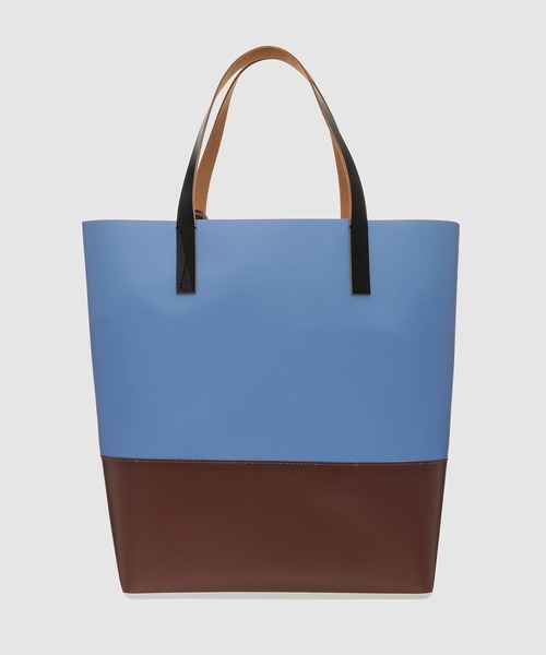 MARNI（マルニ）の「TRIBECA TOTE / カラーコンビネーショントート（トートバッグ・メンズ・オリーブ×ブラック/ブルー系その他・ONE SIZE）」の3枚目の写真