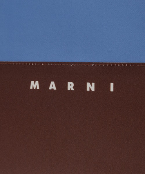 MARNI（マルニ）の「TRIBECA TOTE / カラーコンビネーショントート（トートバッグ・メンズ・オリーブ×ブラック/ブルー系その他・ONE SIZE）」の5枚目の写真