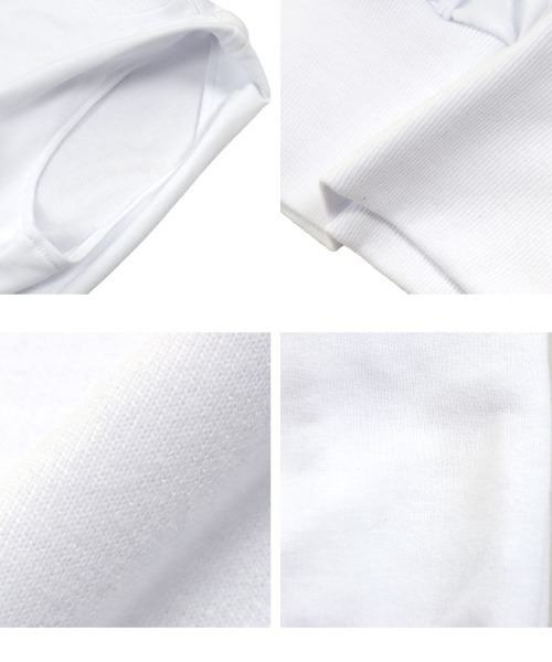 KOBE LETTUCE（コウベレタス）の「フレンチスリーブスウエットトップス（スウェット・レディース・オフホワイト/杢グレー・M）」の16枚目の写真