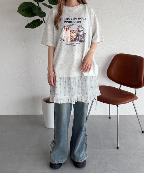 kutir（クティール）の「2way 小花柄リボンフリルビスチェ（その他トップス・レディース・アイボリー/オフホワイト/ライトグリーン・FREE）」の17枚目の写真