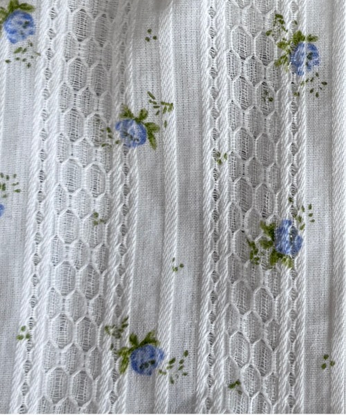 kutir（クティール）の「2way 小花柄リボンフリルビスチェ（その他トップス・レディース・アイボリー/オフホワイト/ライトグリーン・FREE）」の18枚目の写真