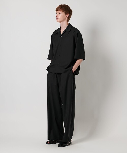 LOEFF（ロエフ）の「＜LOEFF＞トロピカルウール オープンカラー シャツ MEN’S（シャツ/ブラウス・メンズ・ブラウン系/ブラック・1/2）」の18枚目の写真