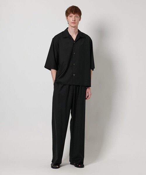 LOEFF（ロエフ）の「＜LOEFF＞トロピカルウール オープンカラー シャツ MEN’S（シャツ/ブラウス・メンズ・ブラウン系/ブラック・1/2）」の17枚目の写真