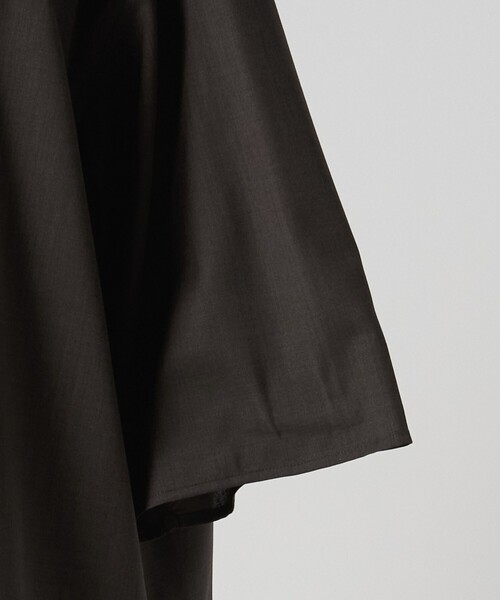 LOEFF（ロエフ）の「＜LOEFF＞トロピカルウール オープンカラー シャツ MEN’S（シャツ/ブラウス・メンズ・ブラウン系/ブラック・1/2）」の10枚目の写真