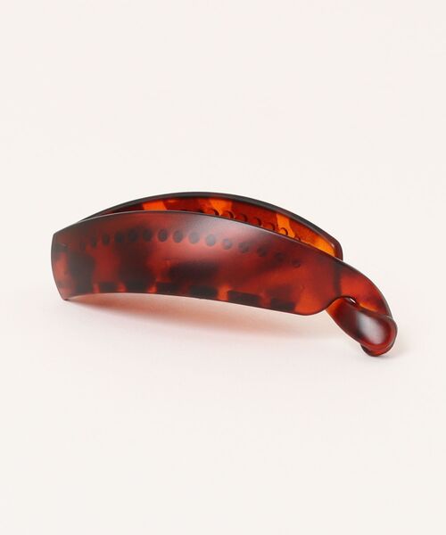 Fun & Daily（ファンアンドデイリー）の「F&D : マットカラーヘアクリップ（ヘアゴム・レディース・ブラック/ブラウン/イエロー・FREE）」の4枚目の写真