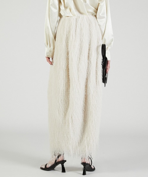 PRANK PROJECT（プランクプロジェクト）の「2WAYシャギーバルーンスカート / 2-Way Shaggy Balloon Skirt（スカート・レディース・ブラック/ホワイト・FREE）」の11枚目の写真