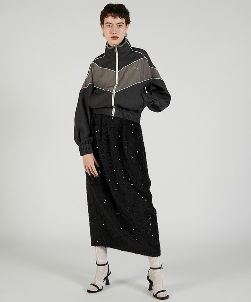 PRANK PROJECT（プランクプロジェクト）の「2WAYシャギーバルーンスカート / 2-Way Shaggy Balloon Skirt（スカート・レディース・ブラック/ホワイト・FREE）」の8枚目の写真