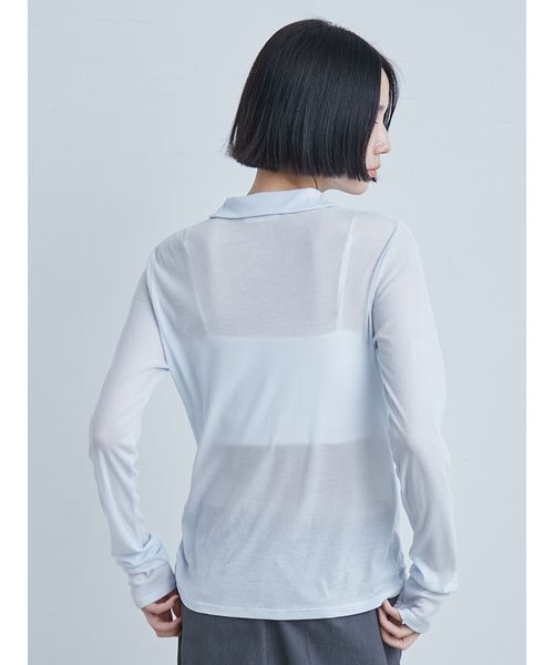 シアーフライスポロカットトップス（Tシャツ/カットソー）｜MIESROHE