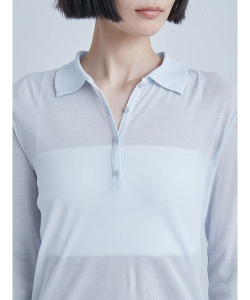 シアーフライスポロカットトップス（Tシャツ/カットソー）｜MIESROHE