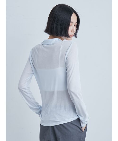 期間限定お値下げ　MIESROHE シアーフライスポロカットトップス MIESROHE｜シアーフライスポロカットトップス | Rakuten Fashion(楽天