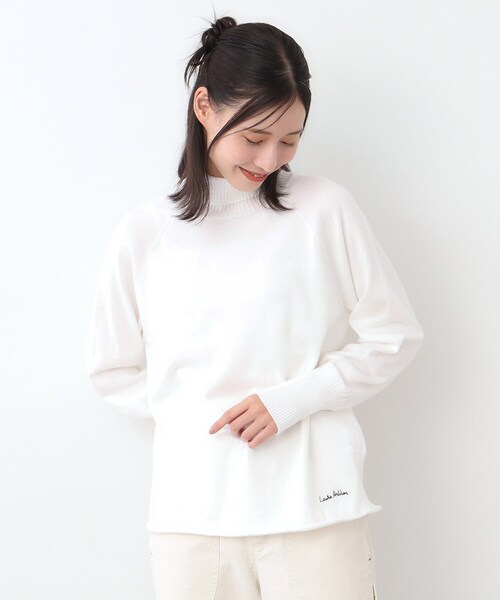 ローラ アシュレイ（LAURA ASHLEY）/【日本製ワンマイルウエア】コンパクトヤーン ハイネックプルオーバー 日本製/ワンマイルウエア】コンパクトヤーン ハイネックプルオーバー